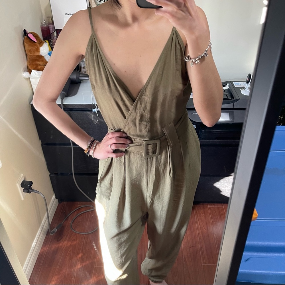 Linen Jumpsuit S